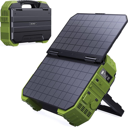 Centrale électrique portable avec panneau solaire de 30 W