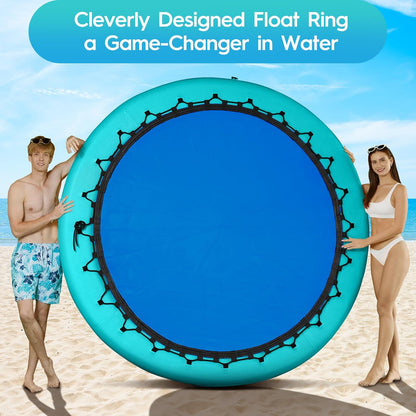 C CALOBANA - Hamac gonflable rond flottant pour l'eau