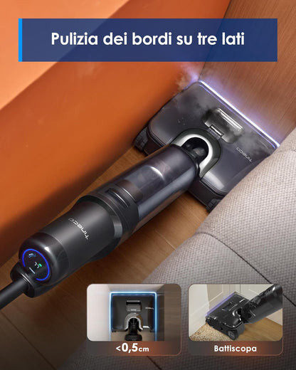 FLOOR ONE S7 Stretch Lavapavimenti a Vapore e Aspirapolvere Senza Fili