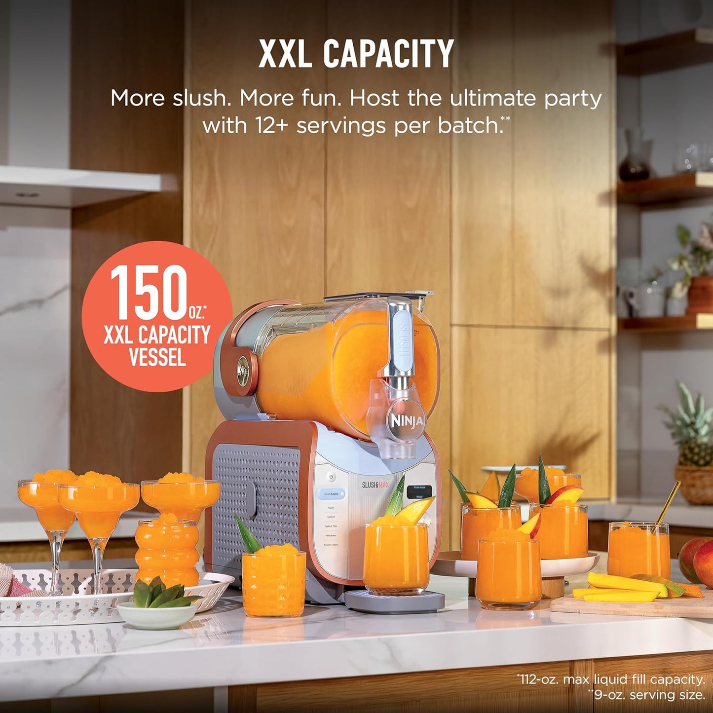 Ninja SLUSHi XXL – Macchina granite smart 150 oz, 6 programmi, FS605 + libro cocktail omaggio