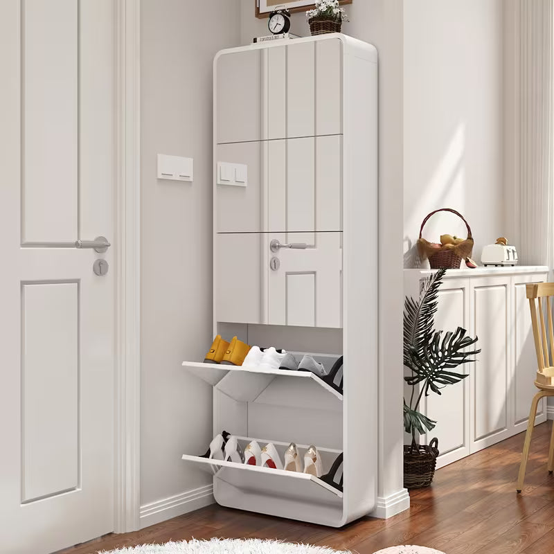 Scarpiera Moderna con Specchio a Figura Intera