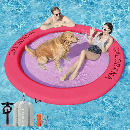 C CALOBANA - Hamac gonflable rond flottant pour l'eau
